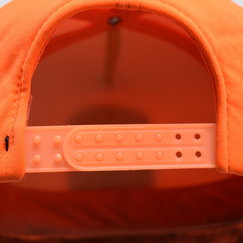 Vintage 90s Kentucky Fish & Wildlife Co-Operator Hat Orange Snapback Trucker Cap - Picture 9 of 12